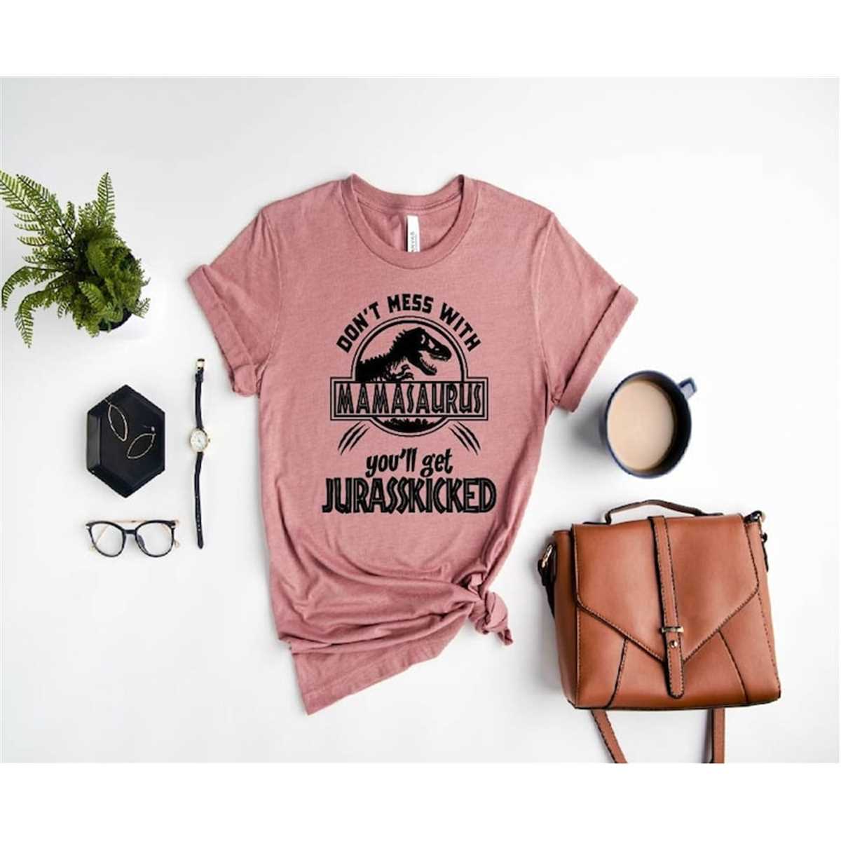 Mamasaurus T-Shirt, Mom Shirt, Mama Shirt, Premium Shirt 21