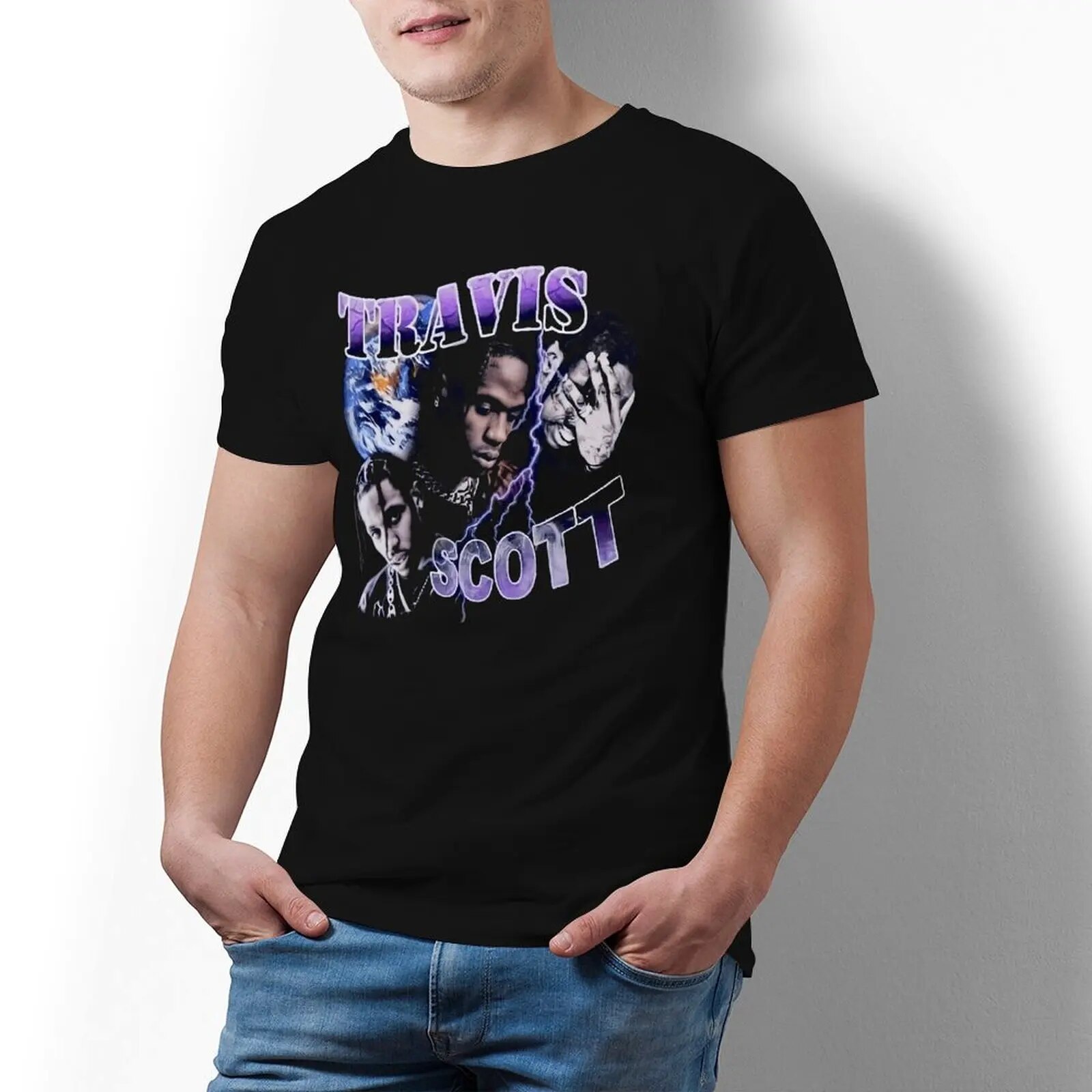 Man T Shirt T-Travis S-Scott T Shirt, Fan Shirt, Classic Style Shirt