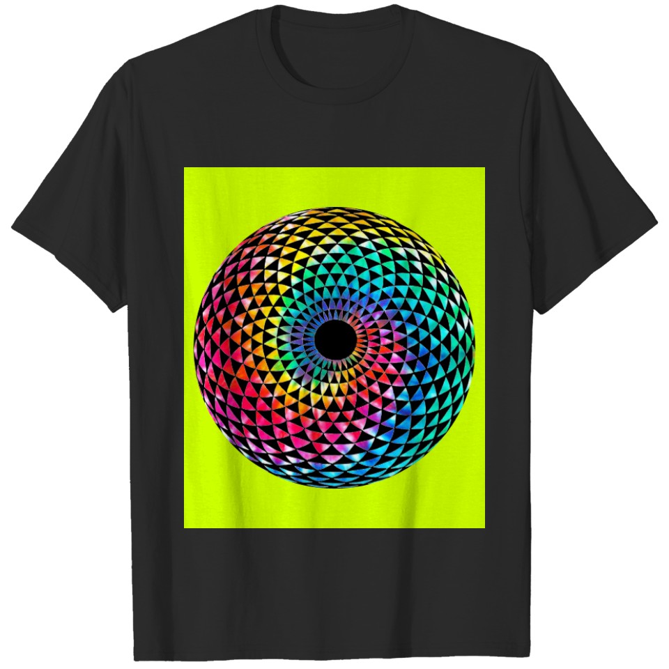 Mandala Over Lgbt Rainbow Tie Dye T-Shirt