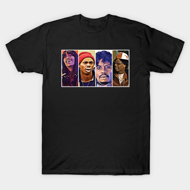 Many Faces of Dave Chappelle T-Shirt