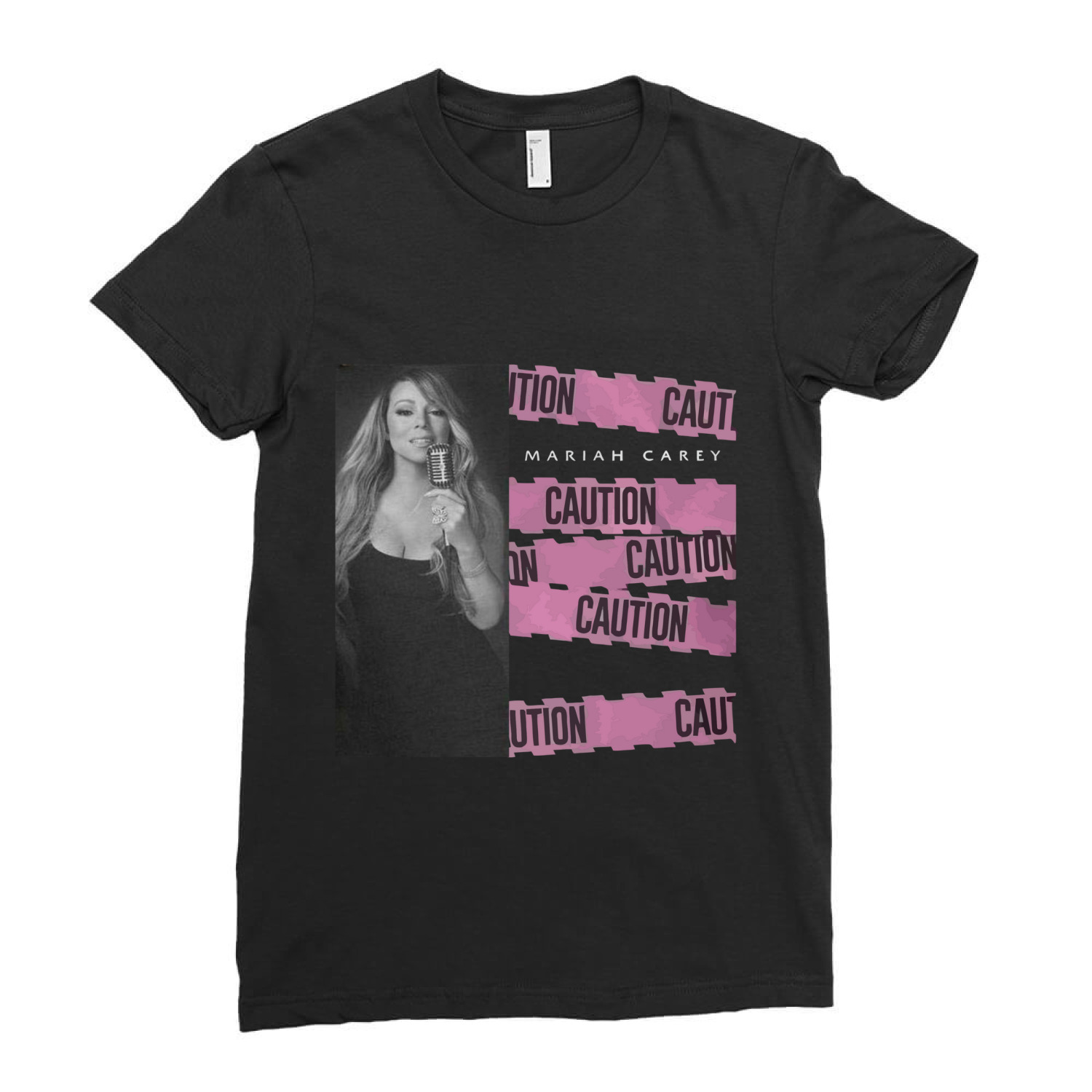 Mariah Carey Coution Ladies Fitted T-Shirt, Premium Shirt, Classic Style T-Shirts