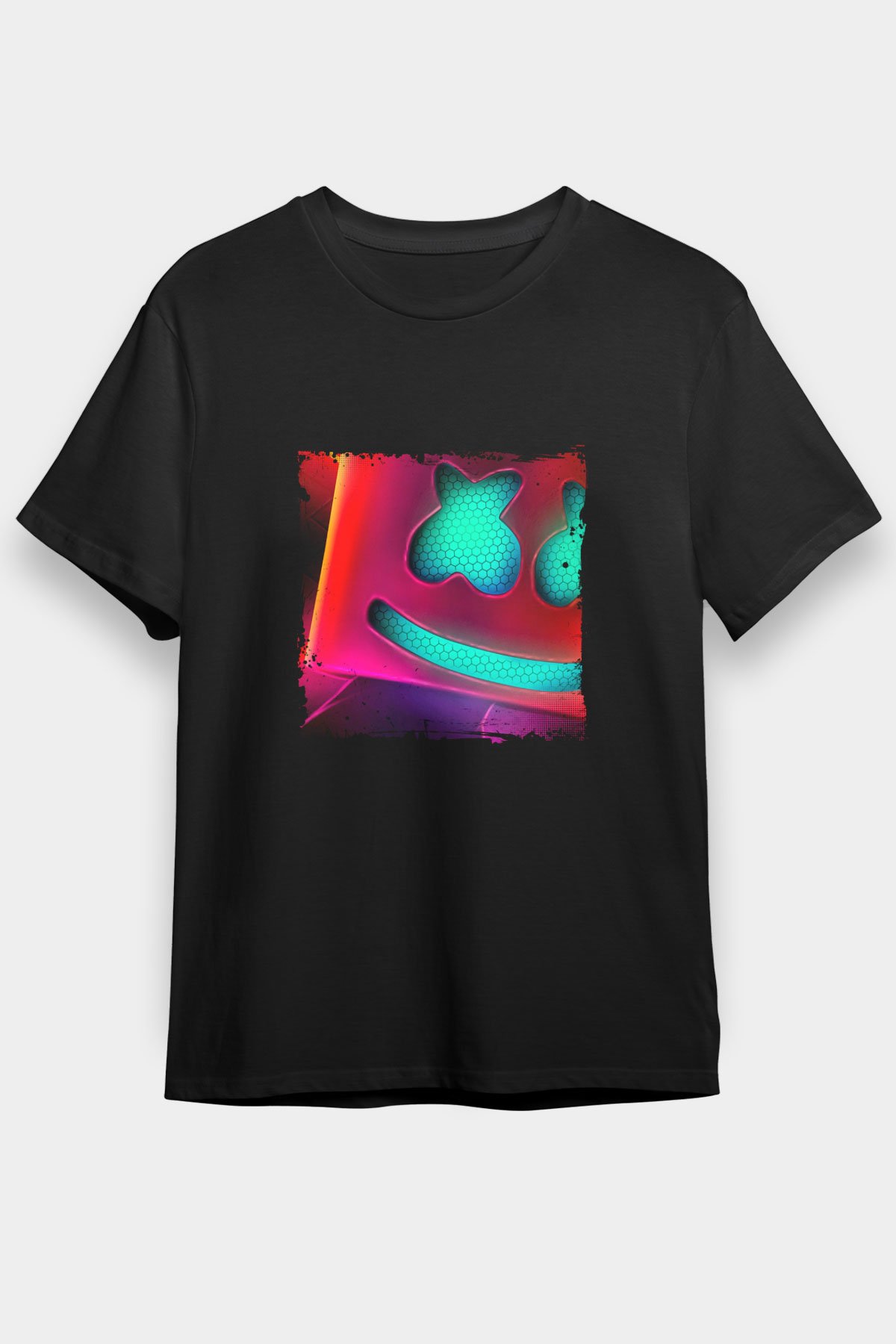 Marshmello Unisex Black Graphic T-Shirt, Premium Shirt, Streetwear