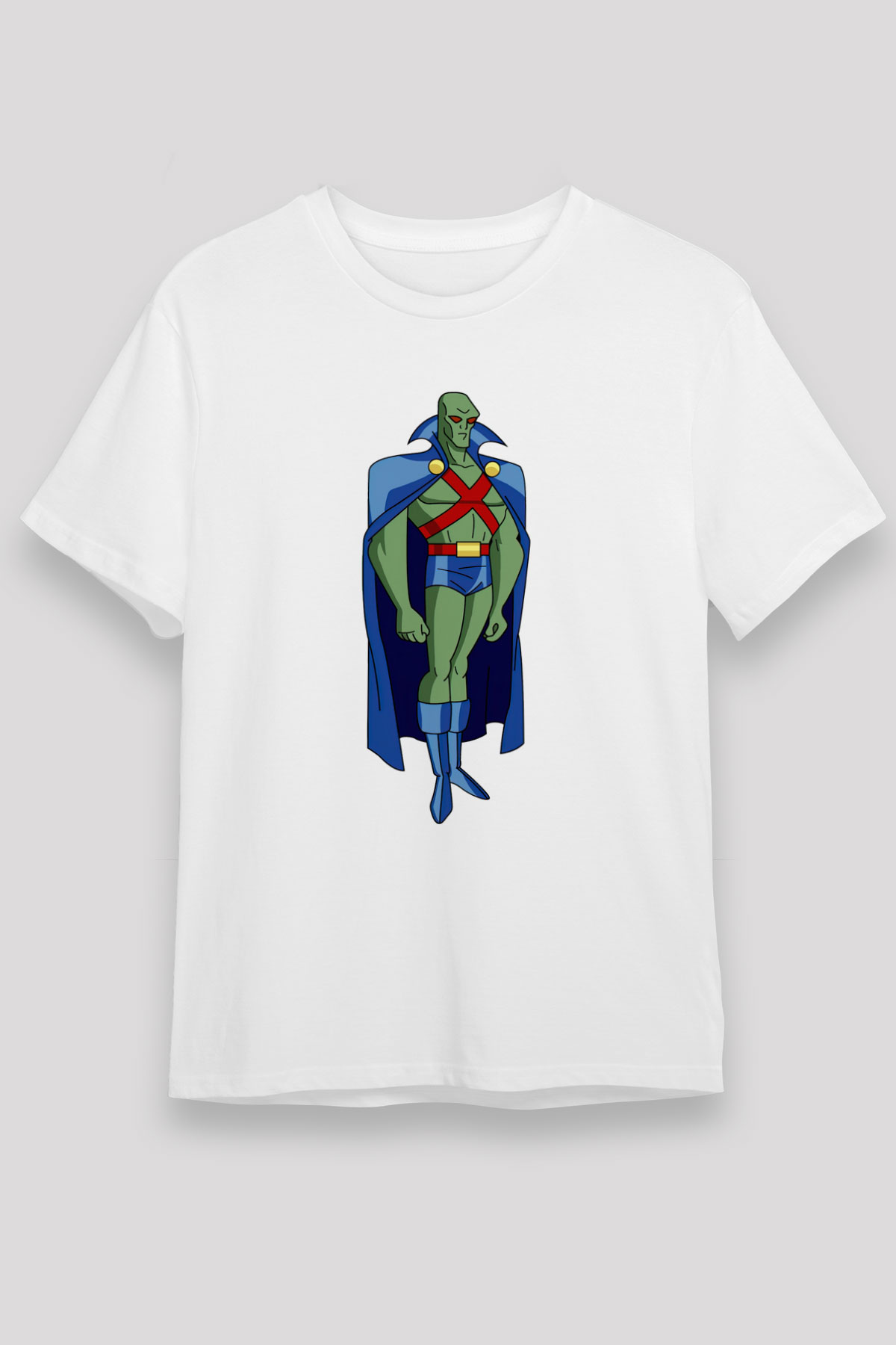 Martian Manhunter White Unisex Graphic T-Shirt, Premium Shirt, Streetwear