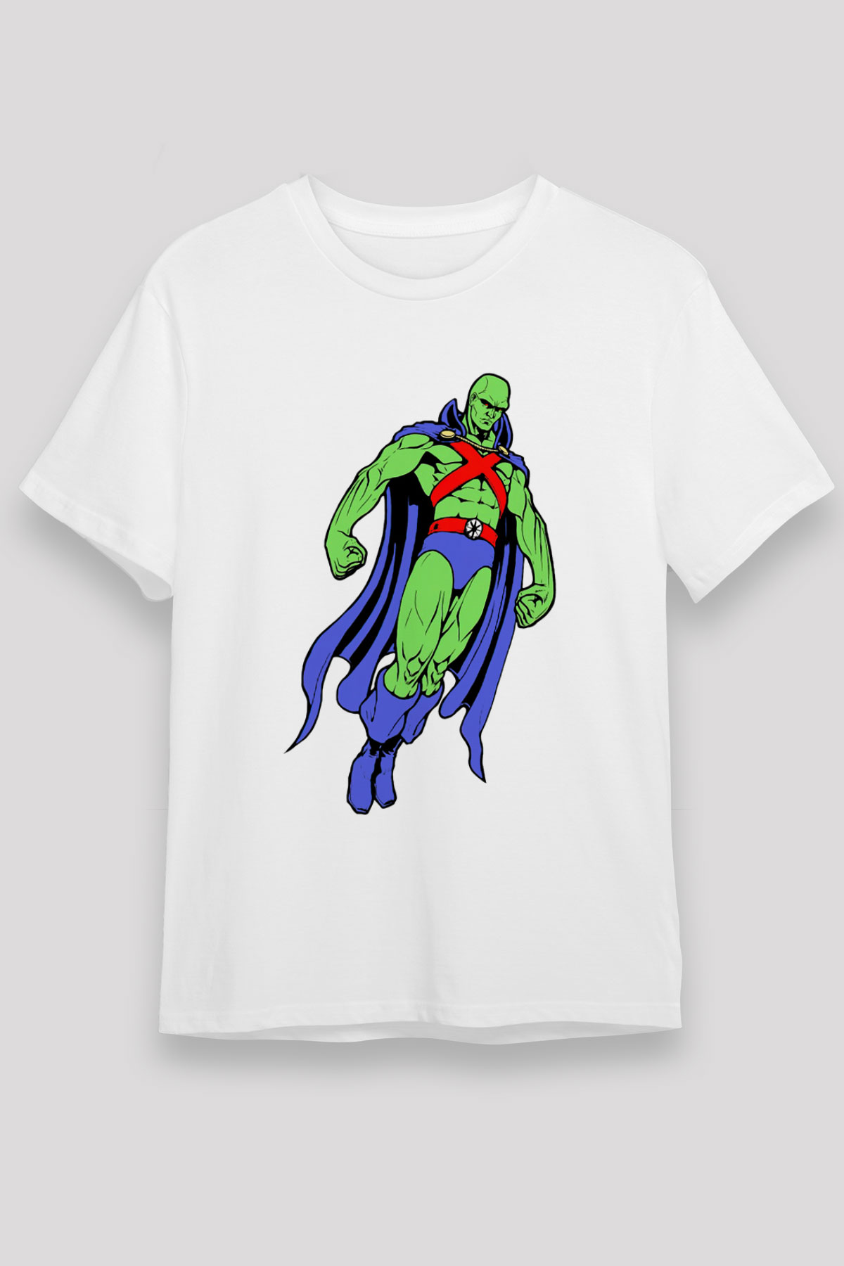 Martian Manhunter White Unisex Graphic T-Shirt, Premium Shirt, Streetwear