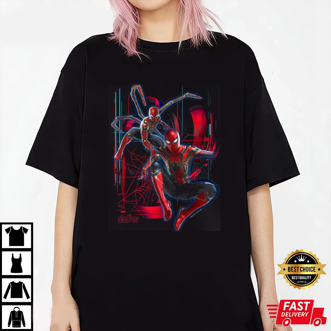 Marvel Infinity War Spider-Man Suit Tech Graphic T-Shirt, Premium Shirt
