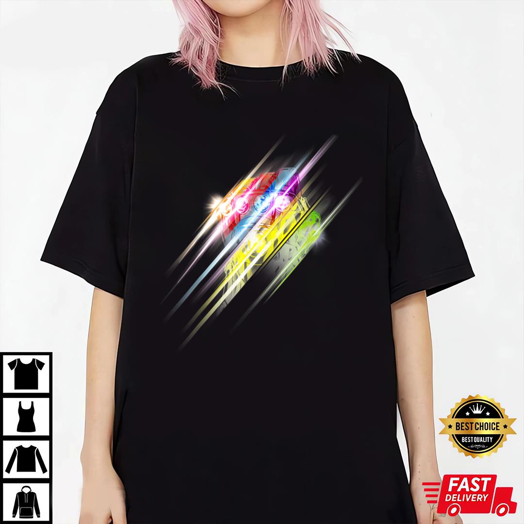 Marvel Rainbow Infinity Gauntlet With Infinity Stones T-Shirt, Premium Shirt