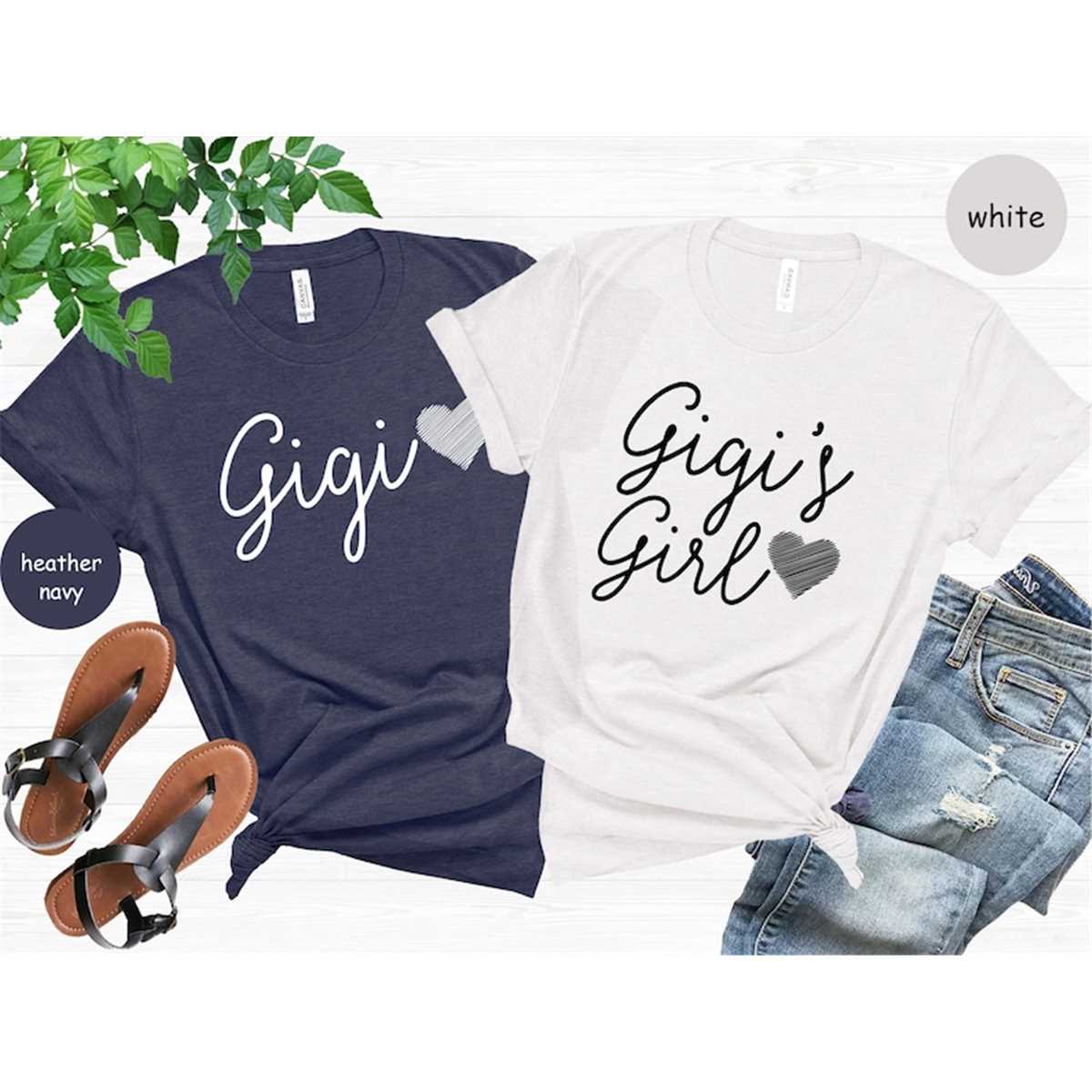 Matching Gigi & Me Shirts, Mom Shirt, Mama T- Shirt, Premium Shirt