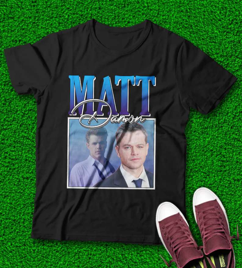 Matt Damon Film Actor Shirt, Premium Shirt