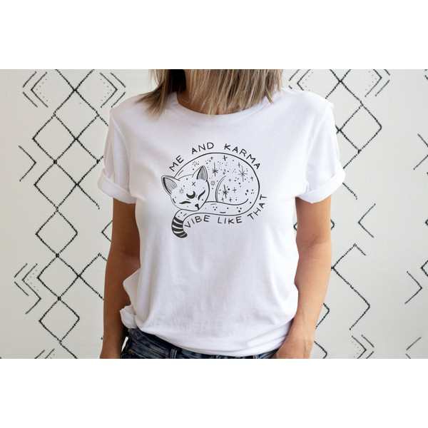 Me And Karma Vibe Like That Shirt