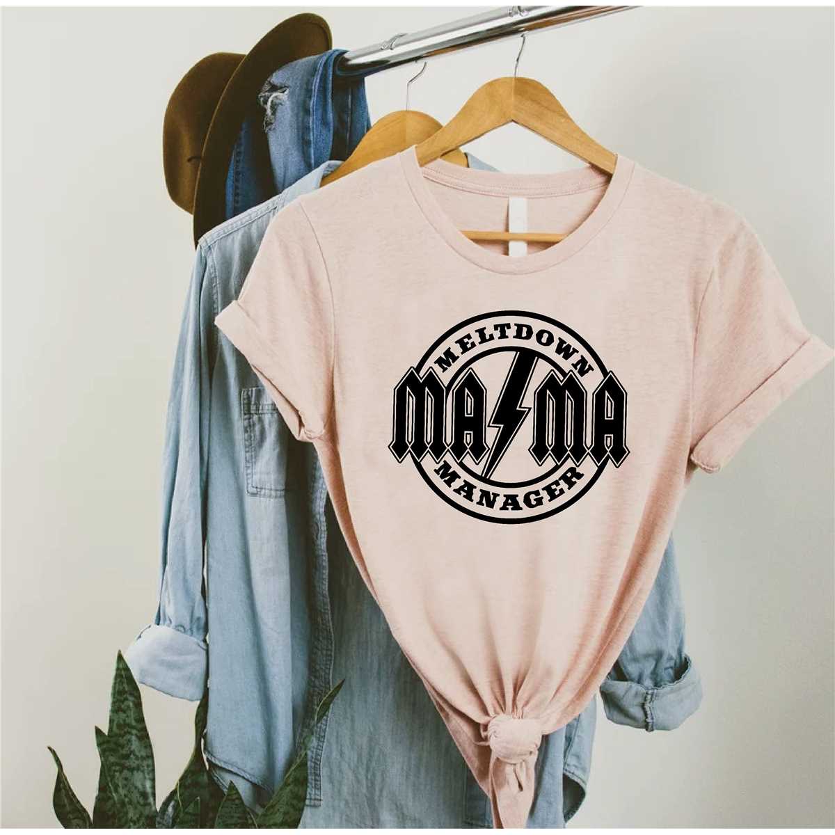Meltdown Manager Mom T-Shirt, Mom Shirt, Mama Tee, Premium Shirt