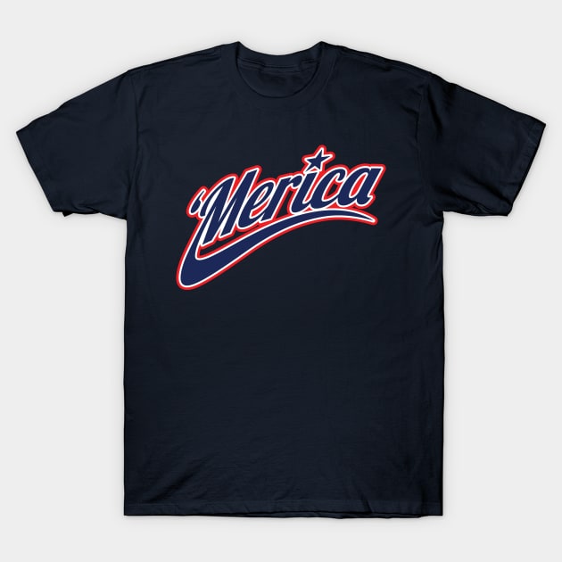 Merica Usa Patriotic Red White And Blue Logo T-Shirt July 4Th Tshirt, July 4Th Tee, Independence Premium Shirt