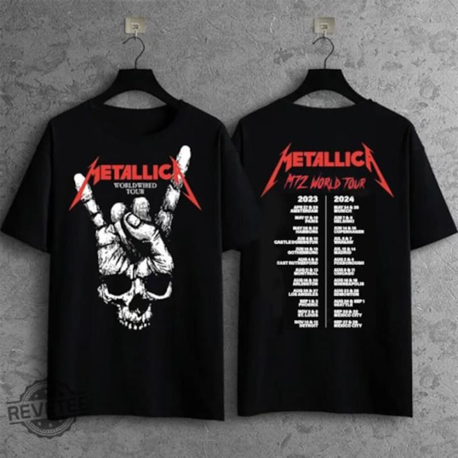 Metallica 72 Seasons 2023 2024 World Tour Tshirt, Metallica Shirt, 2023 2024 World Tour Tee