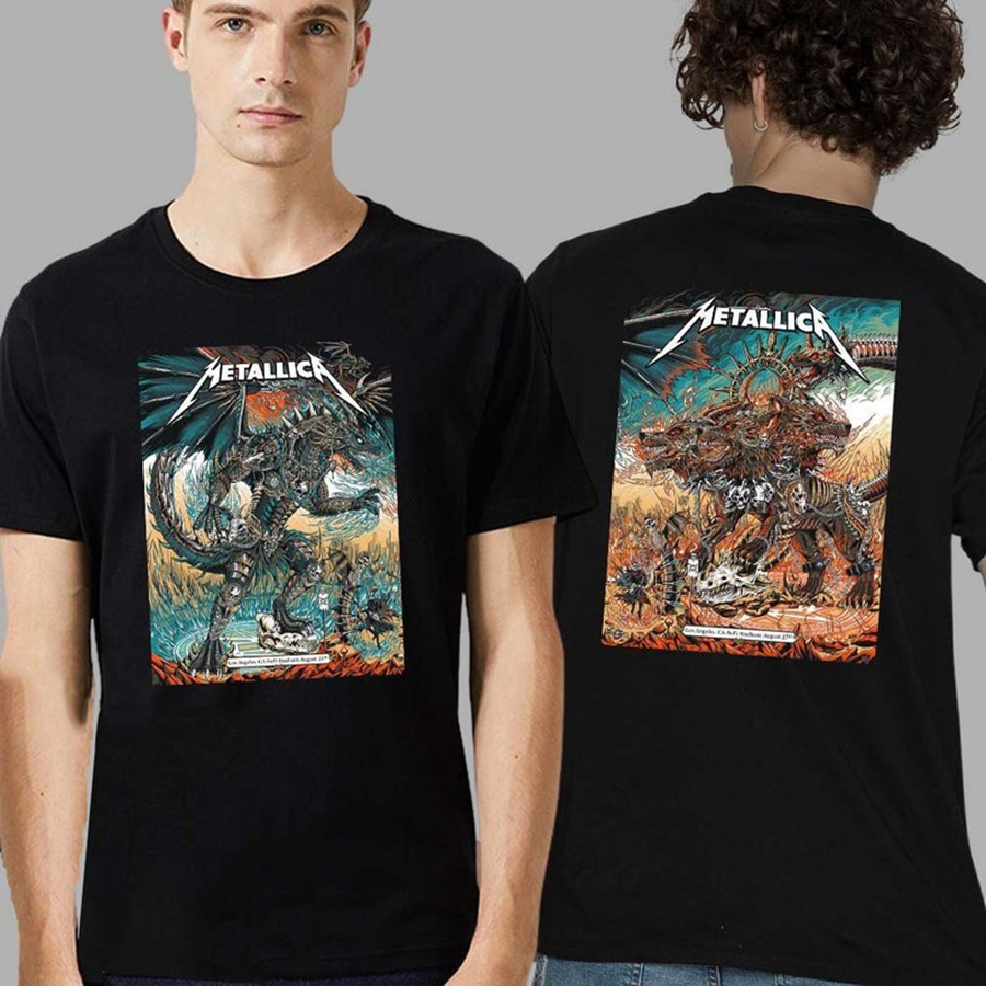 Metallica Tshirt, Metallica Band Shirt, Metallicas Sofi Stadiums Los Angeless Unisex T-Shirt