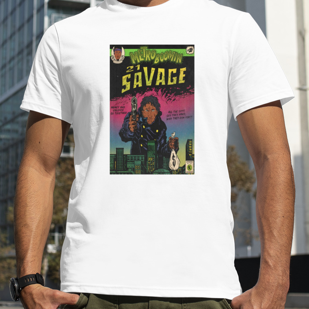 Metro Boomin 21 Savage Comic Shirt, Premium Shirt