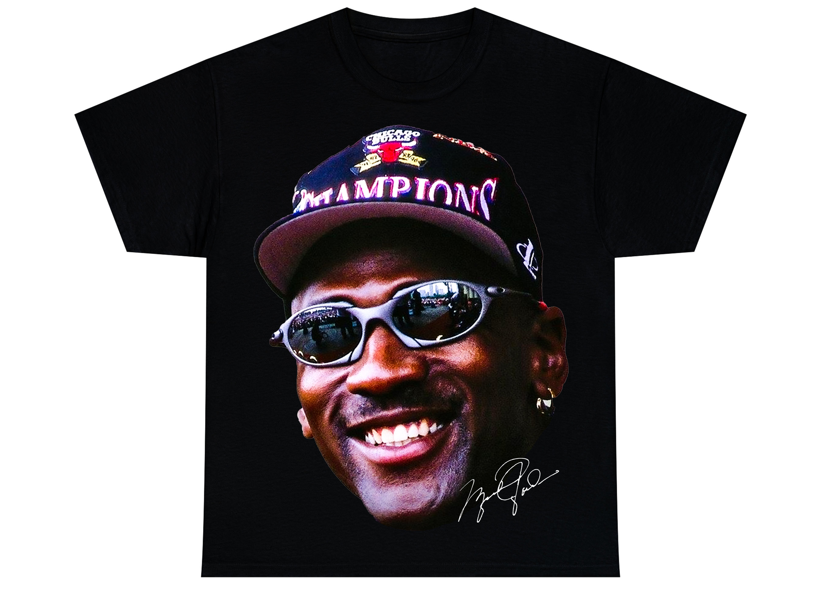 Michael Jordan T-Shirt,Rare Exclusive Jumbo Chicago Bulls