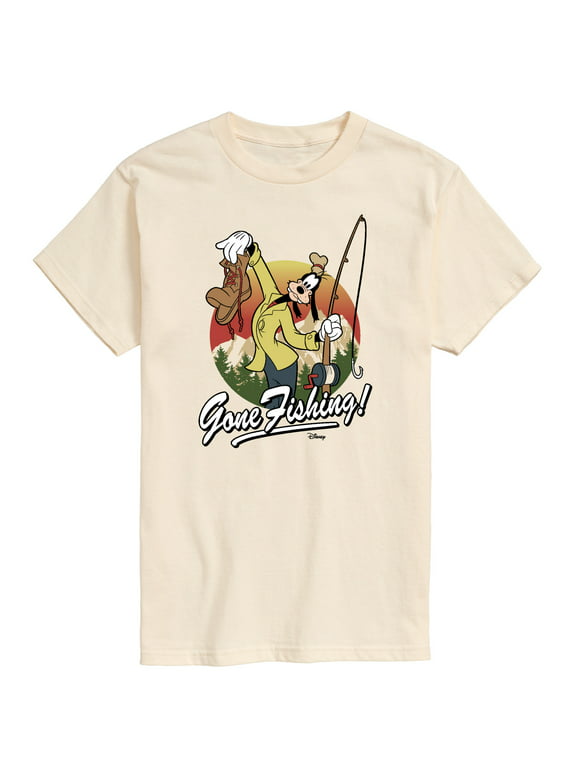 Mickey & Friends - Goofy Gone Fishing - Men'S Short Sleeve Graphic T-Shirt