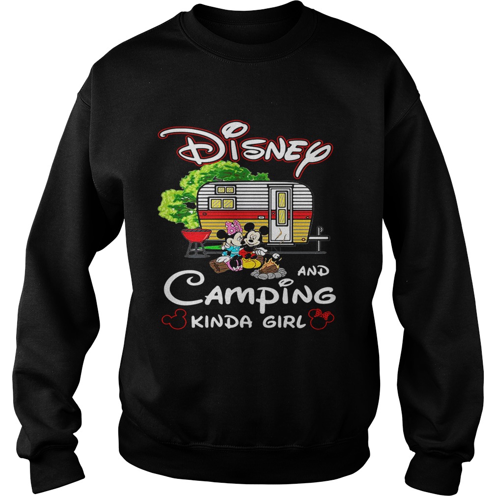 Mickey Mouse Disney And Camping Kinda Girl Hoodie