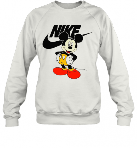 Mickey Mouse Nike Logo T-Sweatshirt