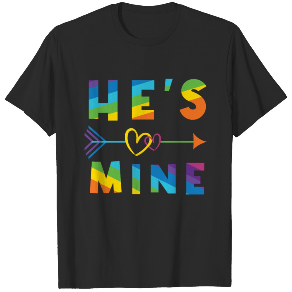 Mine He Gay Pride Lgbt Pride Month T-Shirt