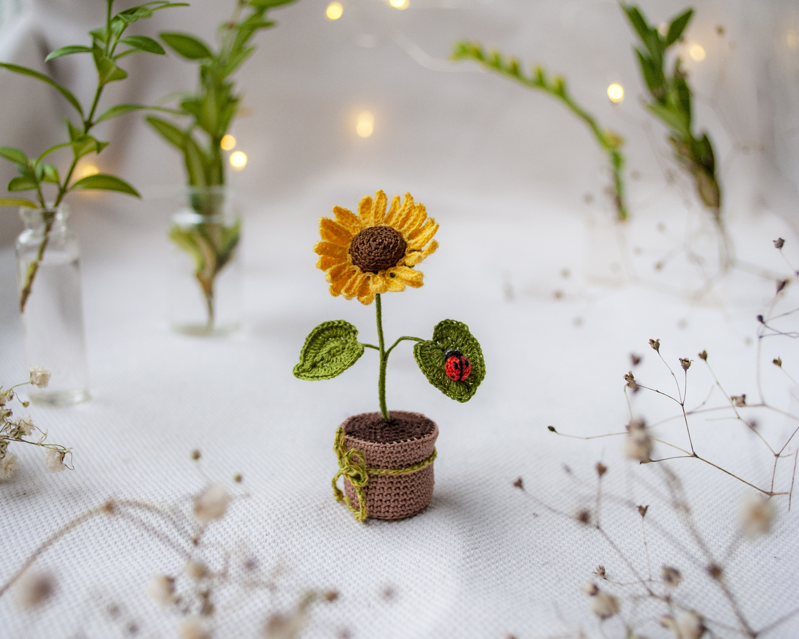 Miniature Sunflower And Ladybird In A Pot Shirt, Mom Shirt, Mama Shirt, Shirt For Mom