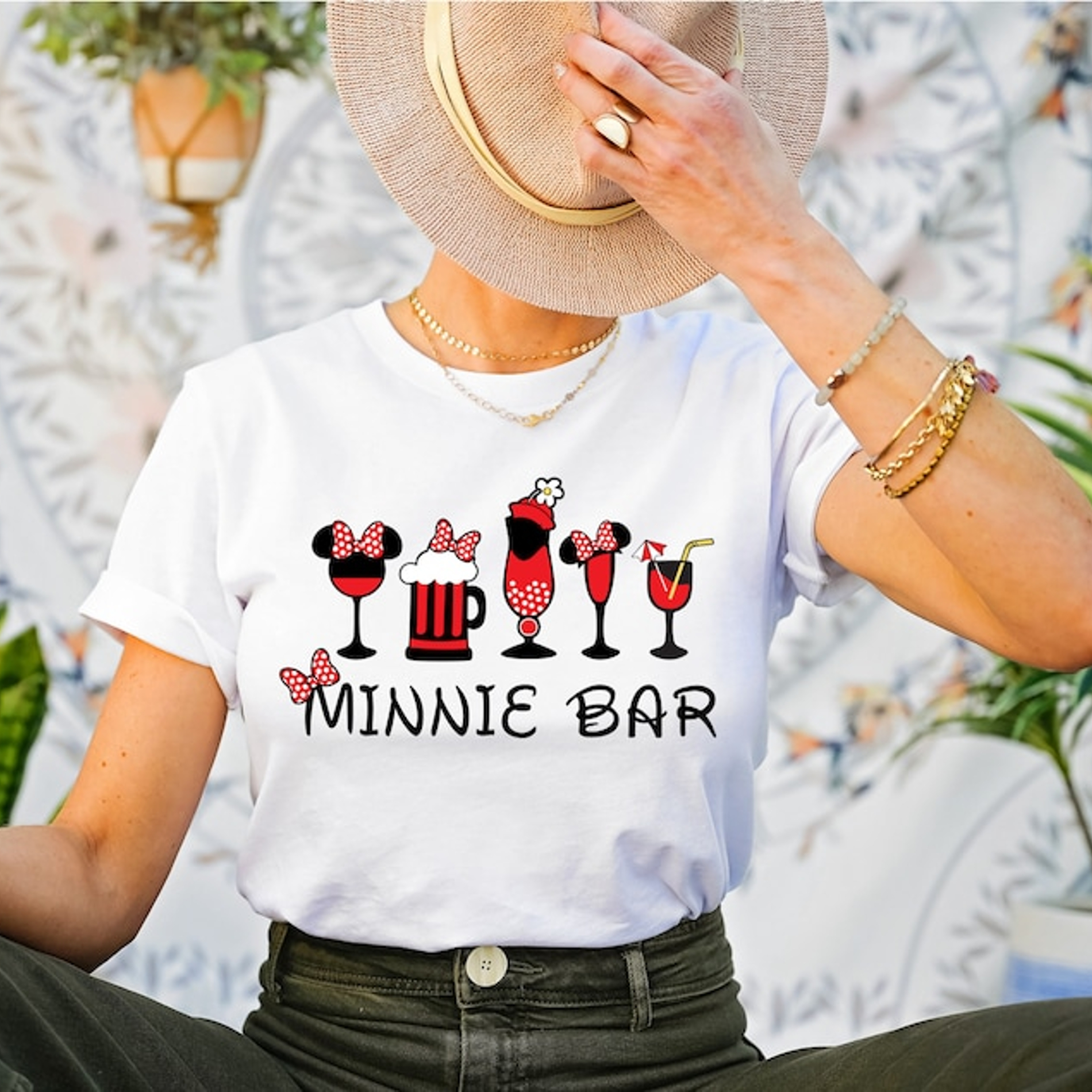Minnie Bar Shirt, Disney Shirt, Mickey Mouse Shirt, Mickey Shirt, Mouse Shirt, Cute Disney Shirt