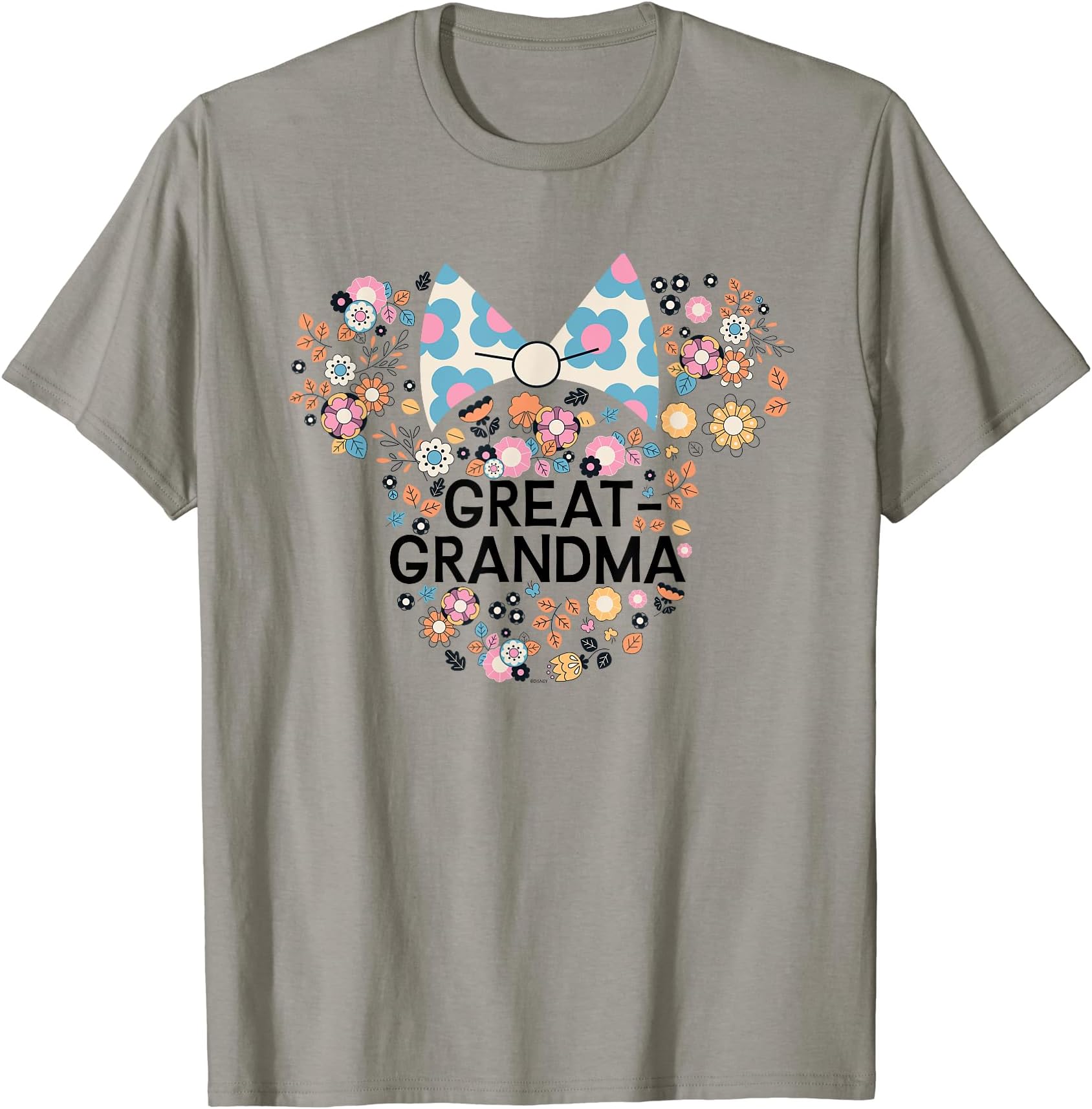 Minnie Mouse Great-Grandma Icon Flowers Mother's Day Shirt, Mom Shirt, Mama Shirt, Mother's Day Shirt, Shirt For Mom