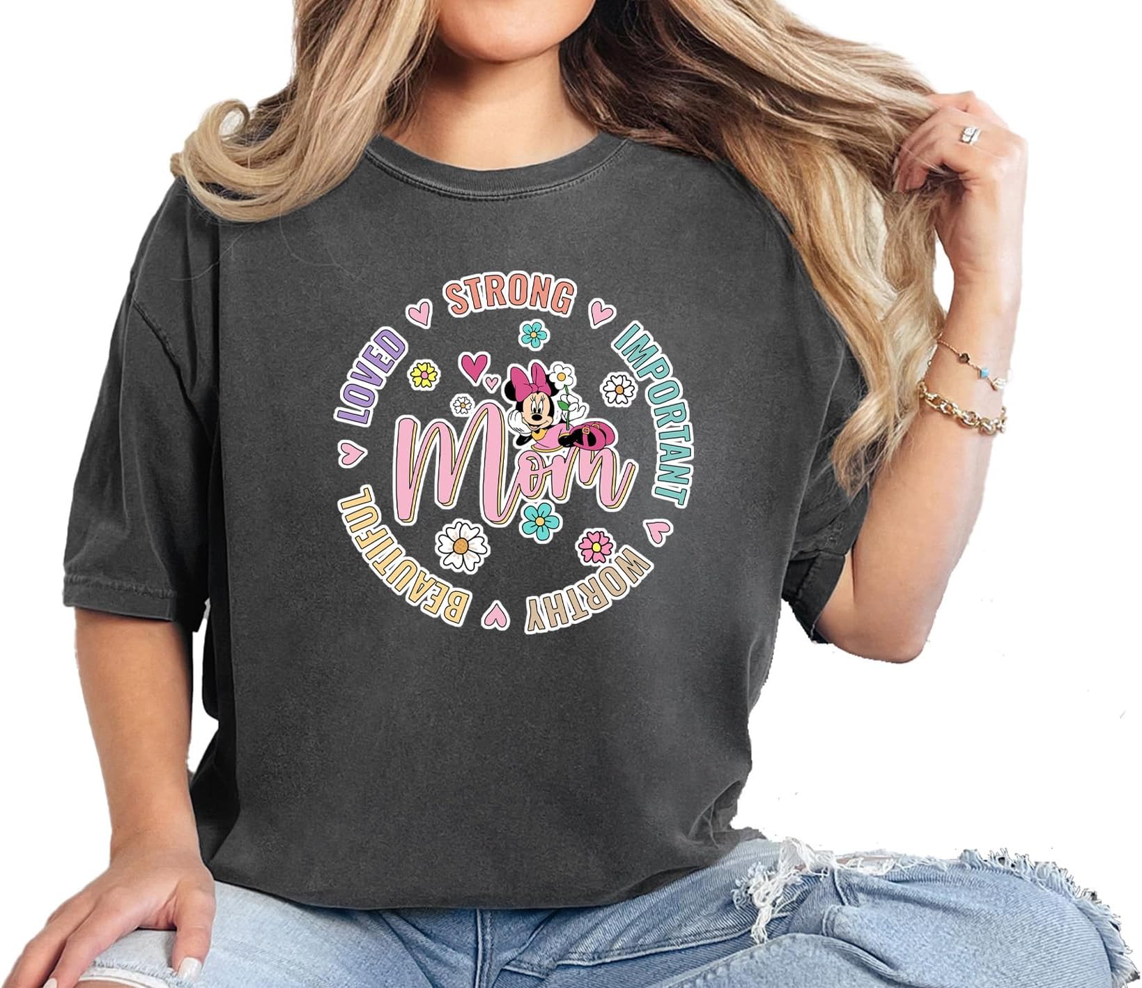 Minnie Strong Loved Beautiful Mom Shirt, Mom Shirt, Mama Shirt, Mother's Day Shirt, Shirt For Mom