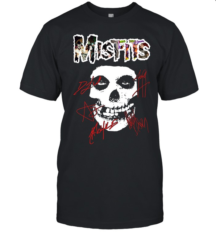 Misfits Band Signature Shirt, Premium Shirt, Band Shirt, Fan Shirt