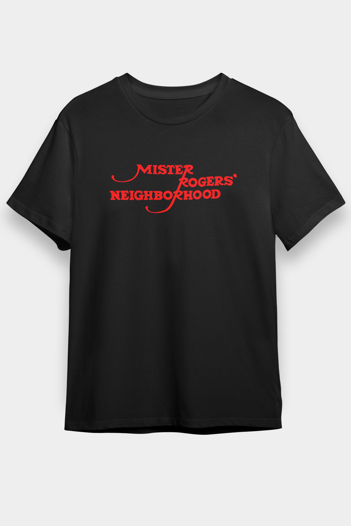 Mister Rogers Neighborhood Black Unisex Graphic T-Shirt, Premium Shirt, Streetwear