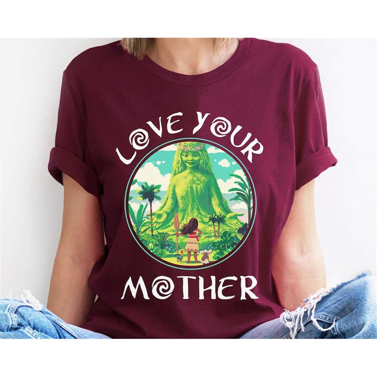 Moana Te Fiti Fairy Garden Love Your Mother Shirt, Mom Shirt, Mama Shirt, Shirt For Mom