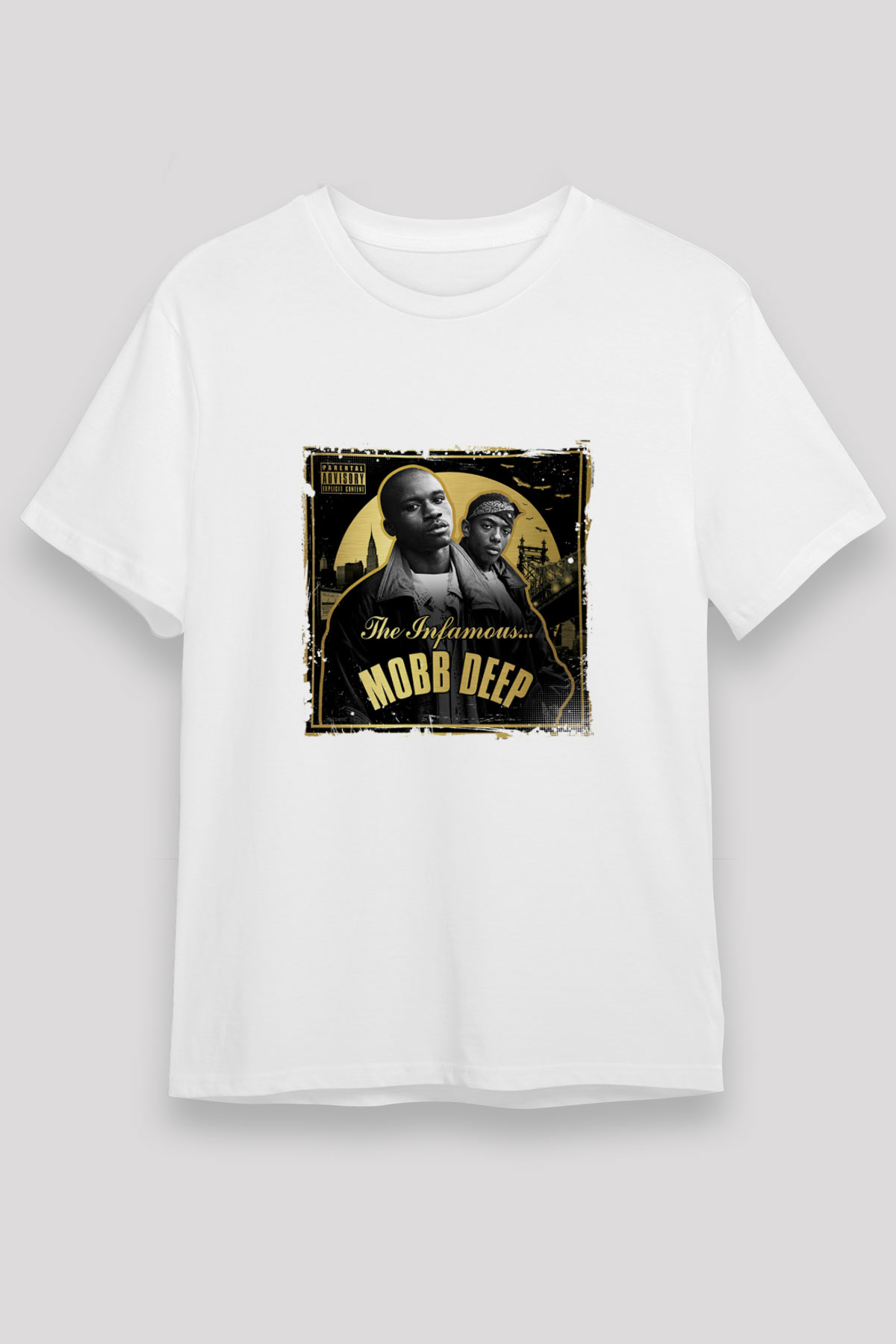 Mobb Deep Unisex White Graphic T-Shirt, Premium Shirt, Streetwear