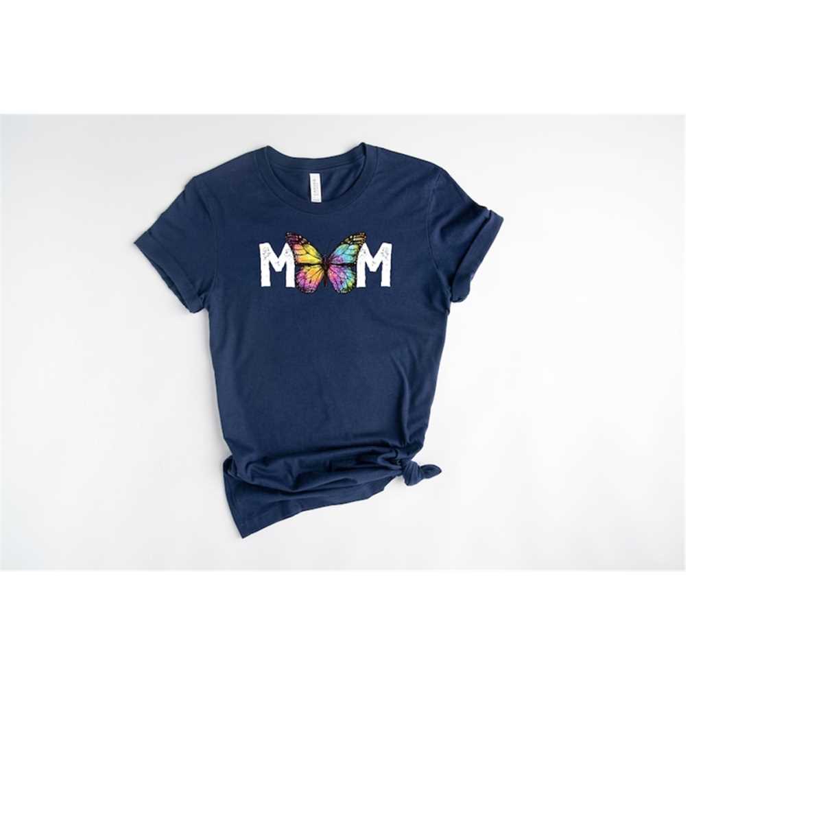 Mom Butterfly T-Shirt, Mom Shirt, Mama Shirt, Premium Shirt 8