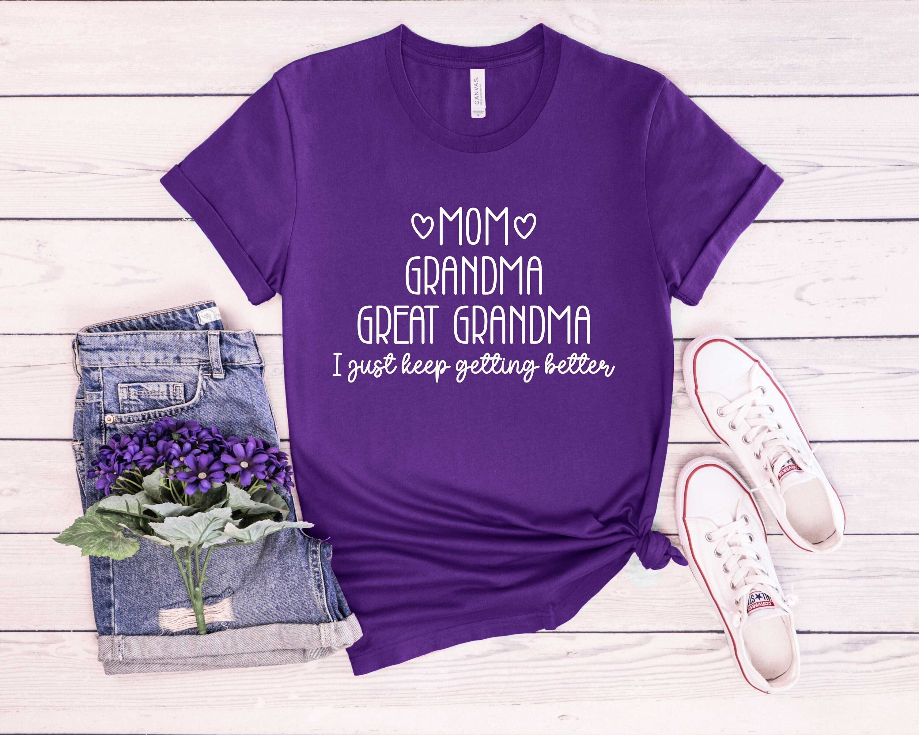 Mom Grandma T-Shirt, Mom Shirt, Mama Shirt, Premium Shirt