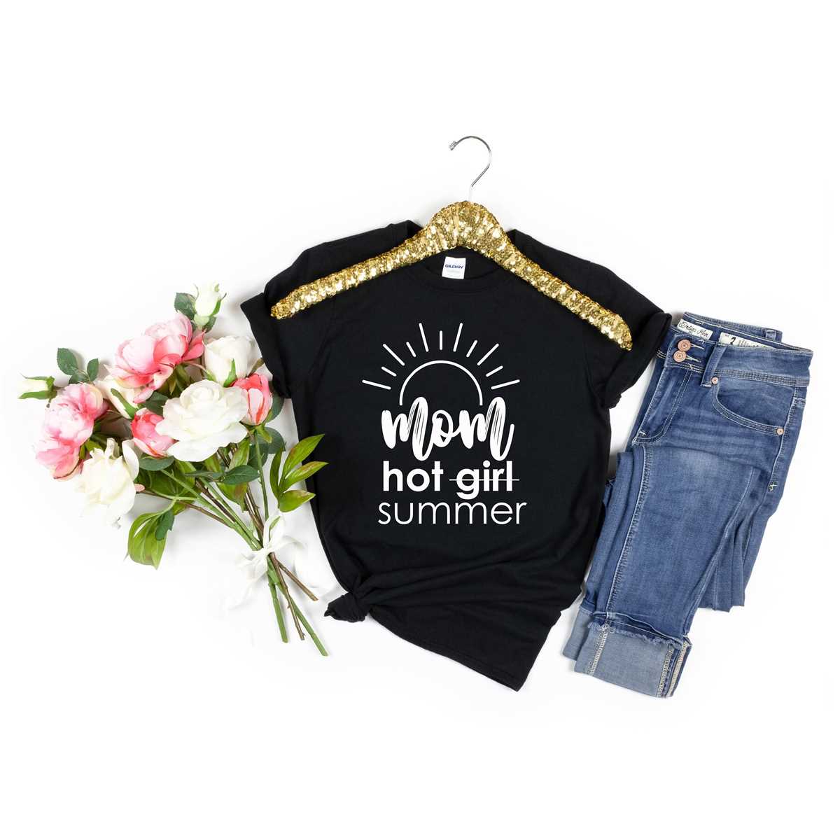 Mom Hot Girl Summer Shirt, Mom Shirt, Mama T- Shirt, Premium Shirt