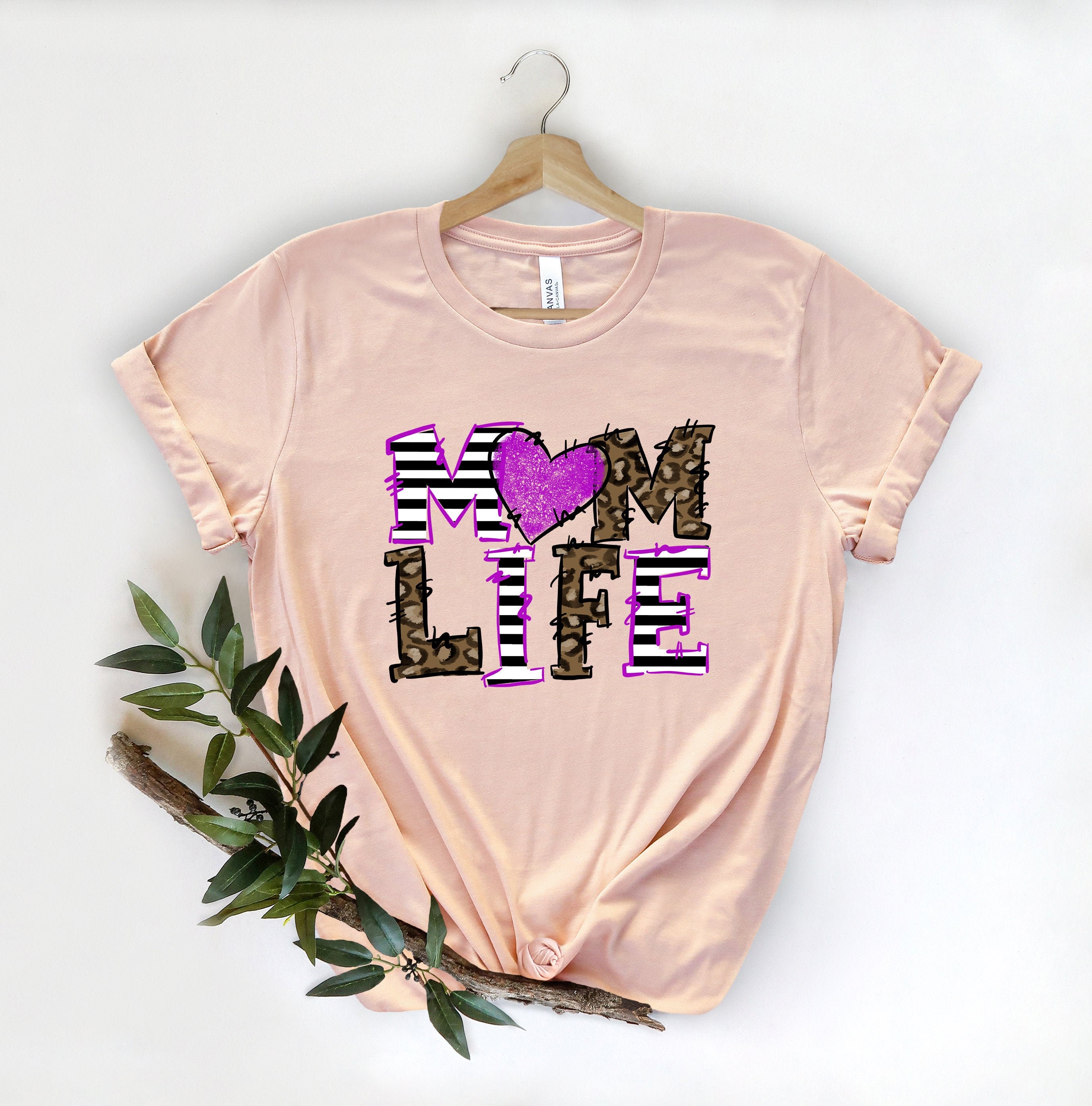 Mom Life Shirts, Mom Shirt, Mama T- Shirt, Premium Shirt