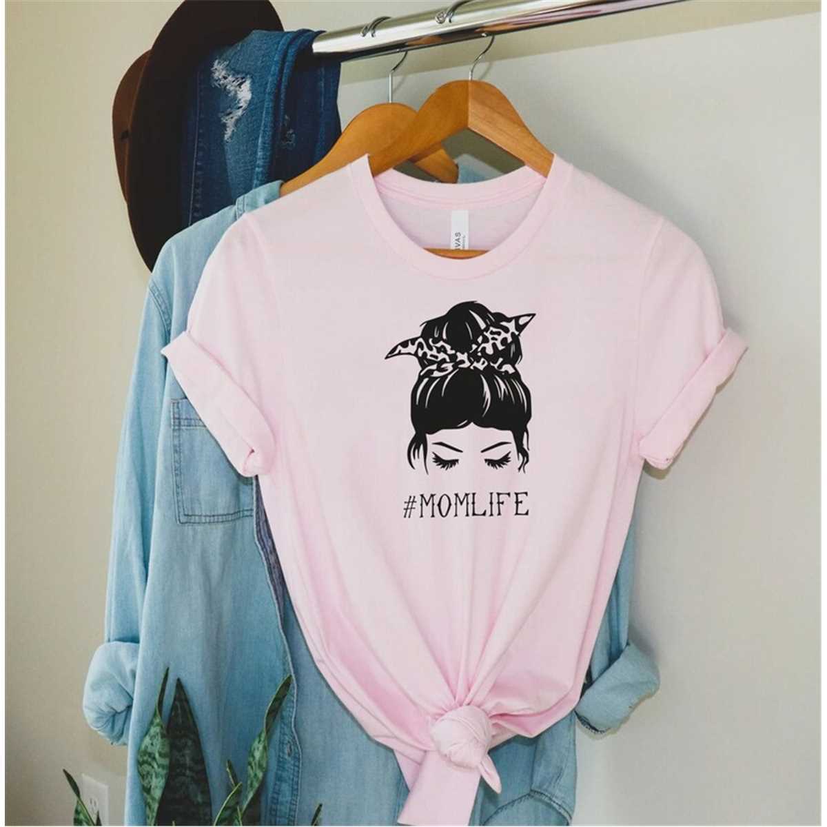 Mom Life T-Shirt, Mom Shirt, Mama Shirt, Premium Shirt 2