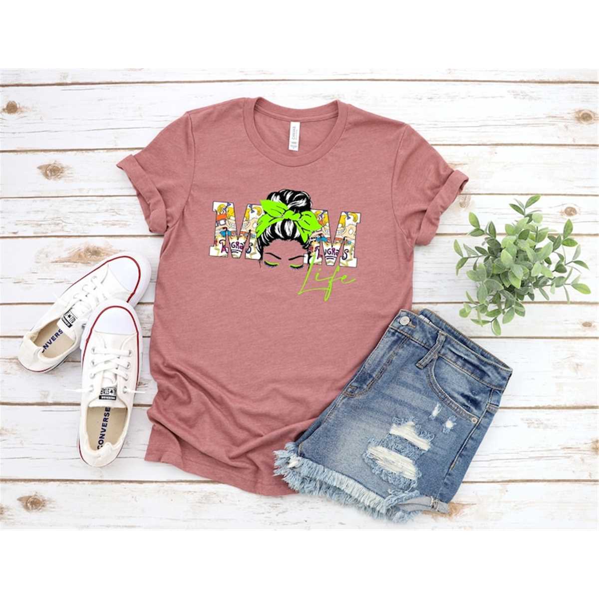 Mom Life T-Shirt, Mom Shirt, Mama Shirt, Premium Shirt 8