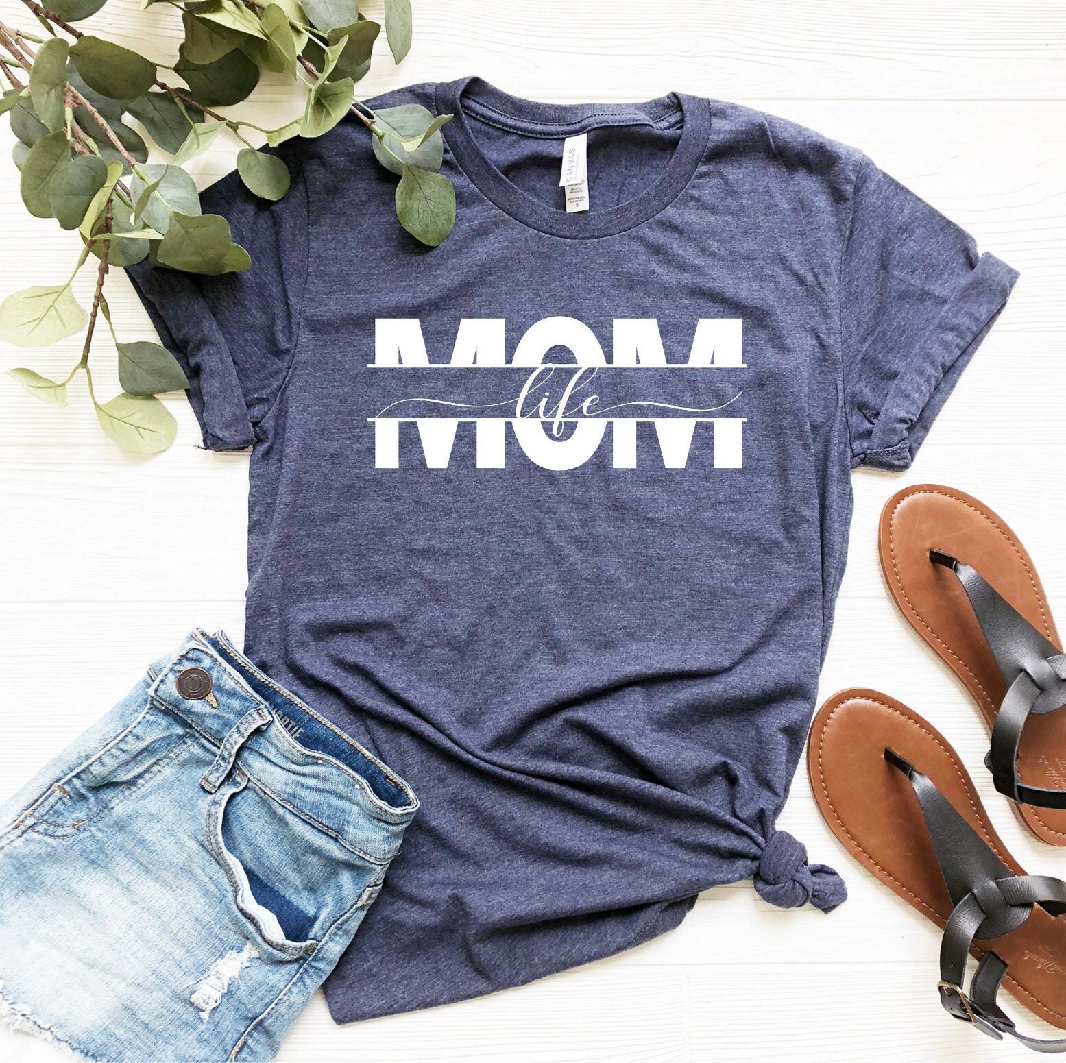 Mom Life T-Shirt, Mom Shirt, Mama Tee, Grandma Tee, Premium Shirt New