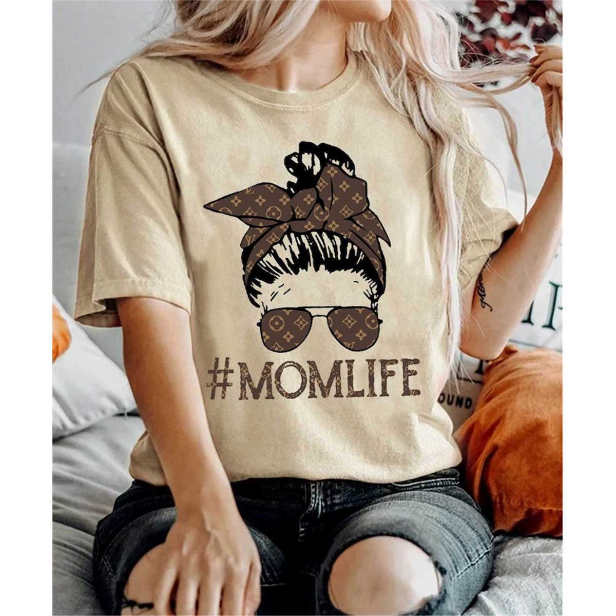 Mom Life T-Shirt, Mom Shirt, Mama Tee, Grandma Tee, Premium Tee
