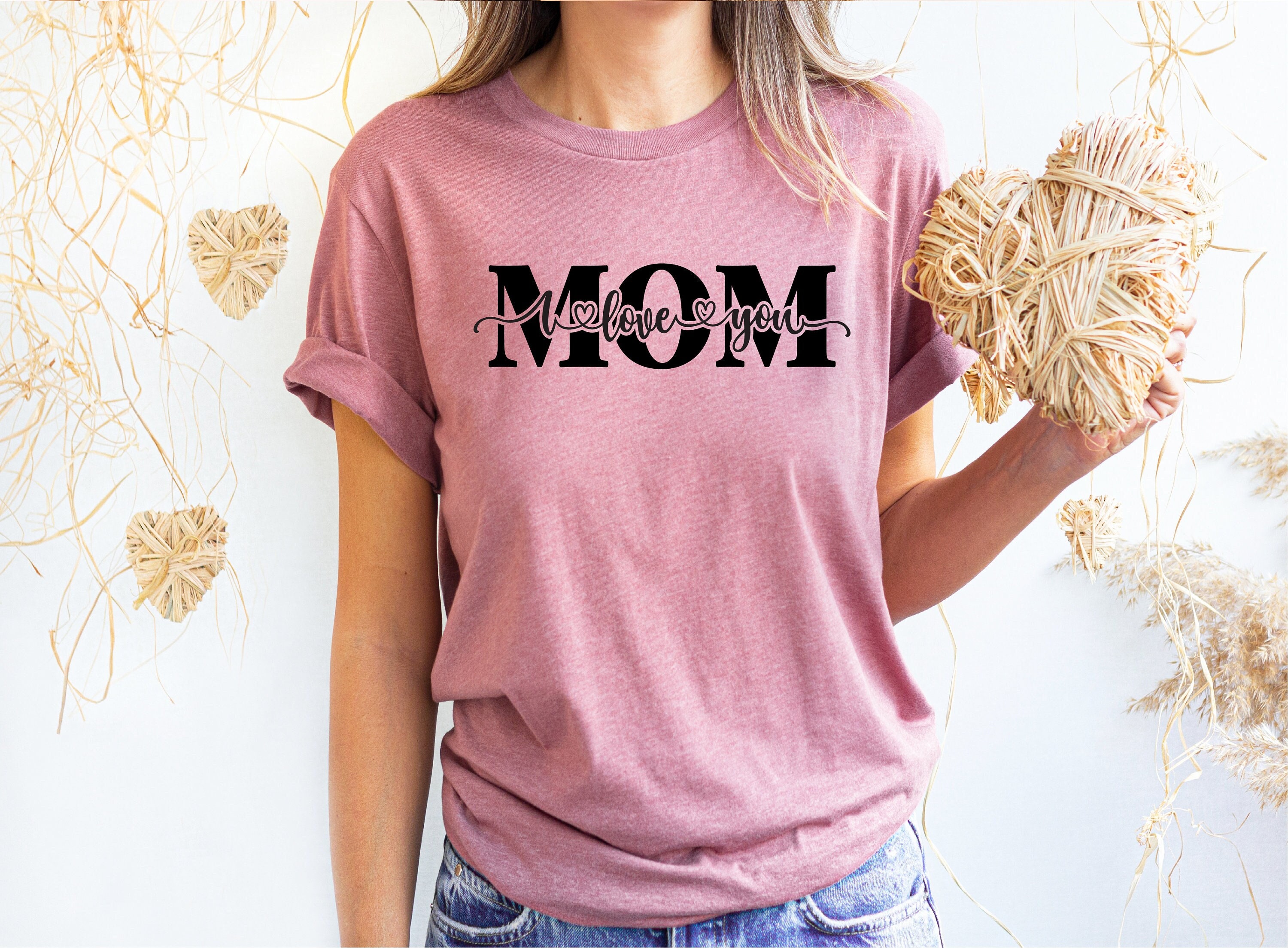 Mom Love T-Shirt, Mom Shirt, Mama T- Shirt, Premium Shirt