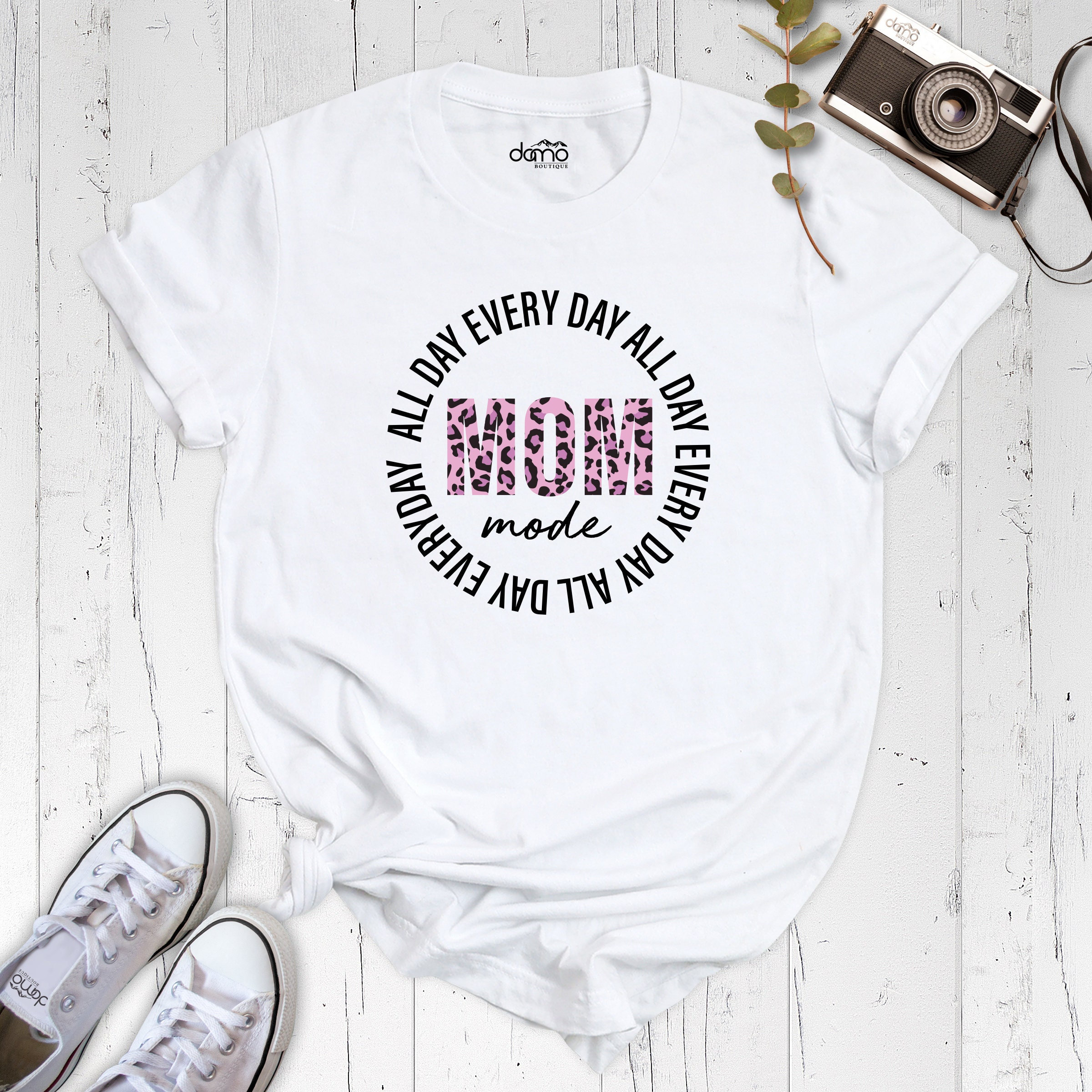 Mom Mode All Day Everyday T-Shirt, Mom Shirt, Mama T- Shirt, Premium Shirt