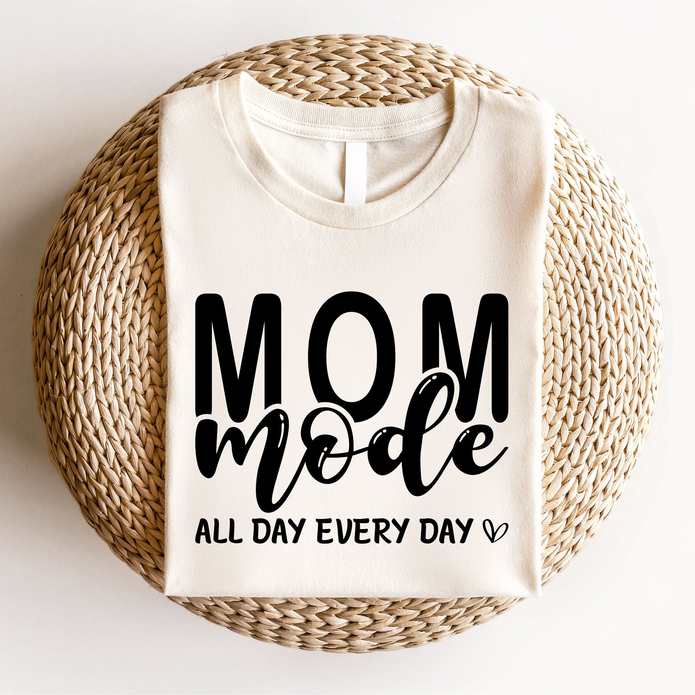 Mom Mode T-Shirt, Mom Shirt, Mama T- Shirt, Premium TShirt