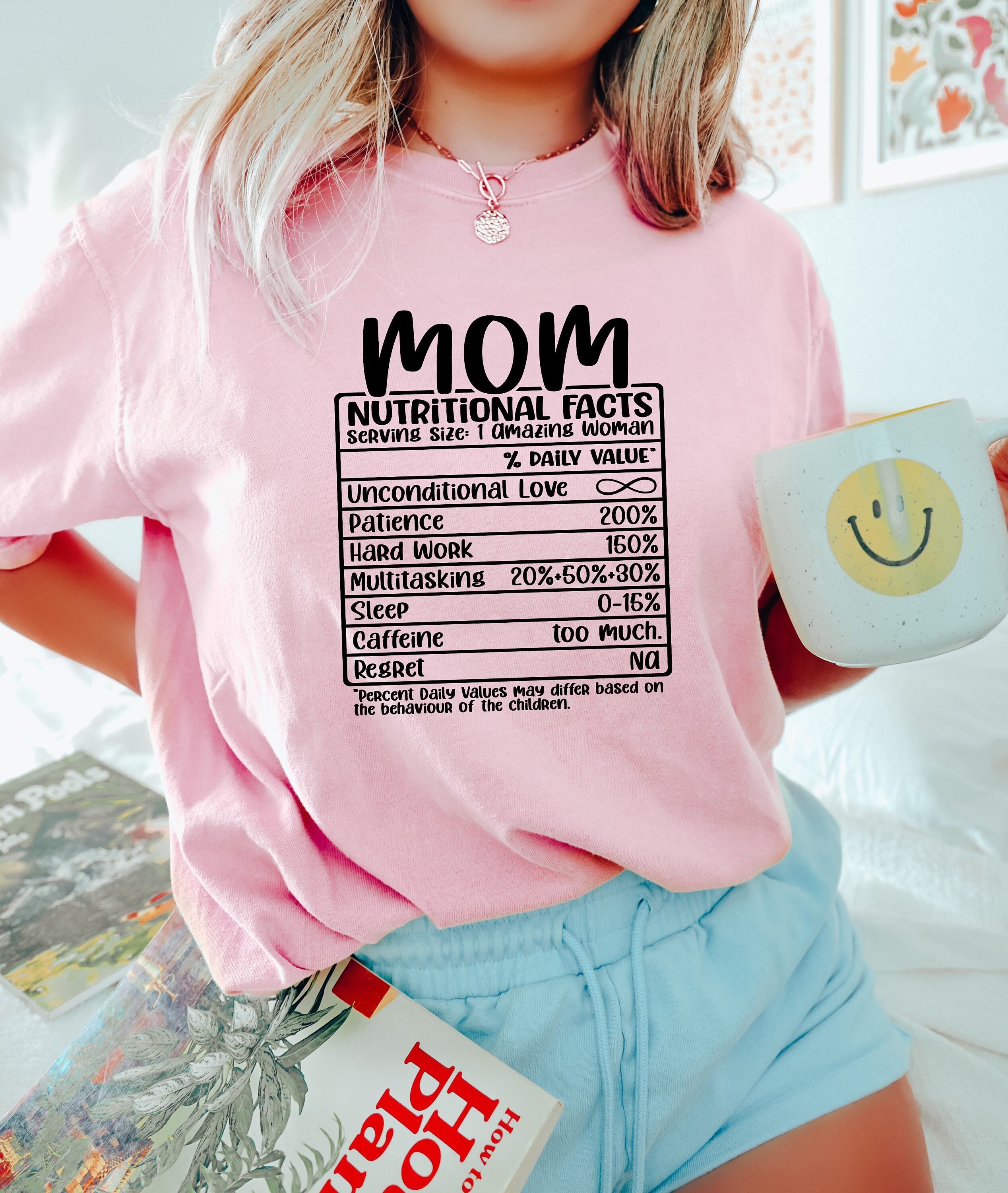Mom Nutritional Facts Shirt, Mom Shirt, Mama Shirt, Mother's Day Shirt, Shirt For Mom