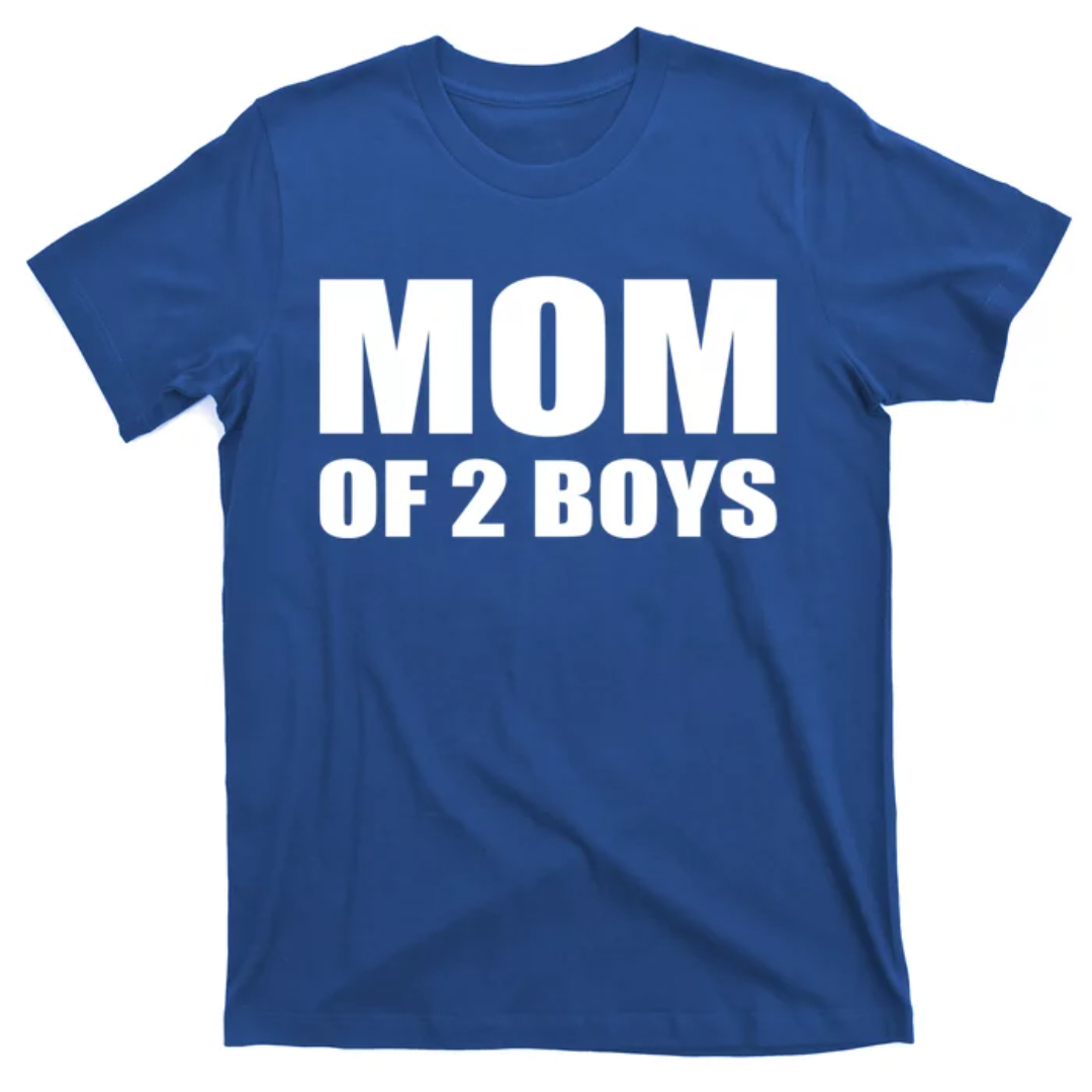 Mom Of 2 Two Sons Proud Mom Mother Mothers Day Funny Gift Shirt, Mom Shirt, Mama Shirt, Shirt For Mom