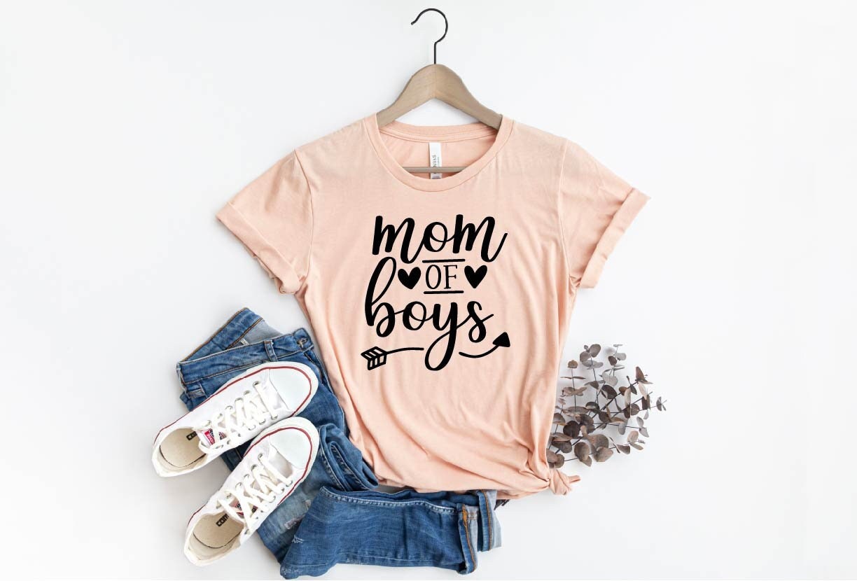 Mom Of Boys Shirt, Mom Shirt, Mama Shirt, Mother's Day Shirt, Shirt For Mom