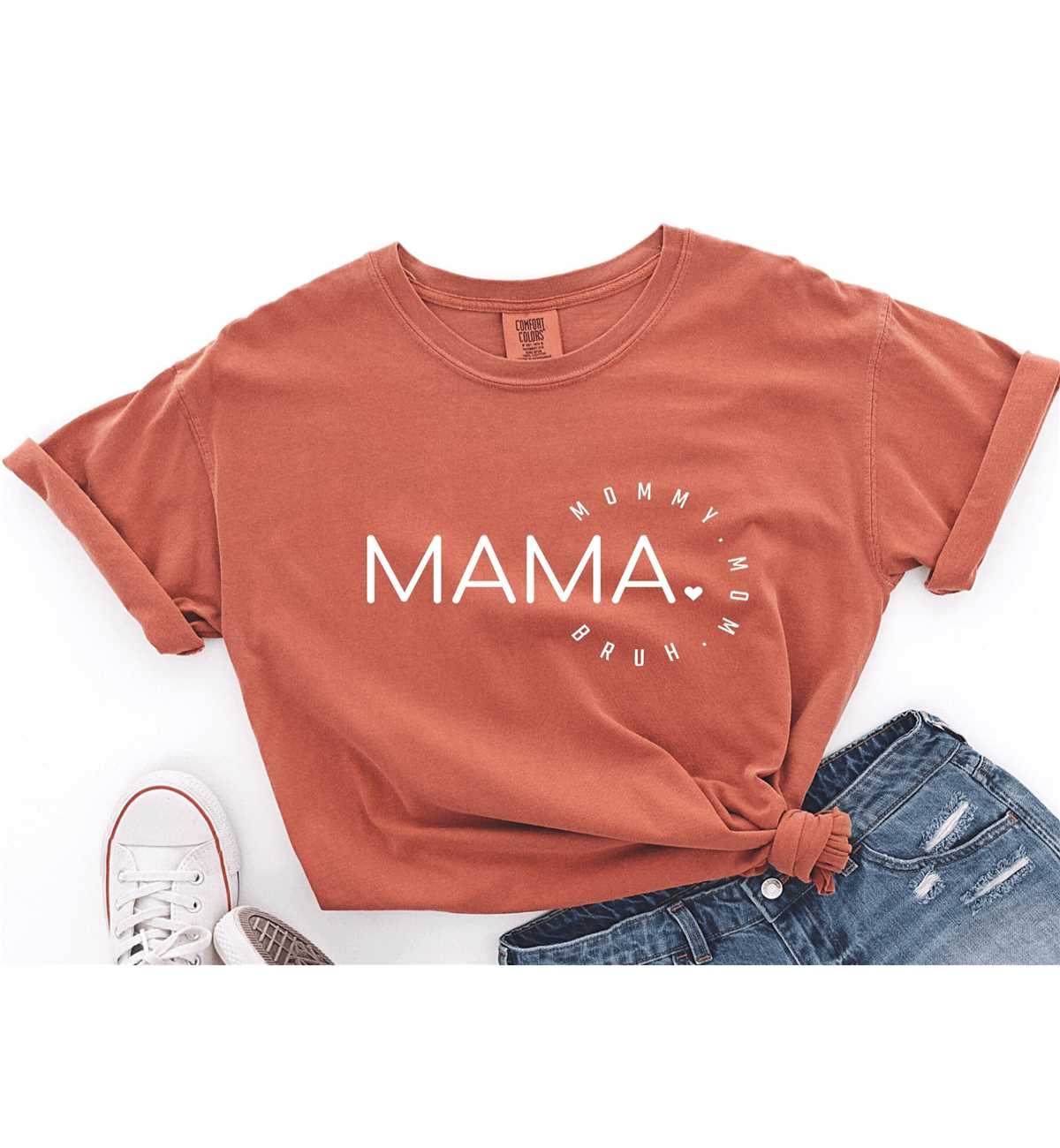 Mom T-Shirt, Mom Shirt, Mama Shirt, Premium Shirt 4