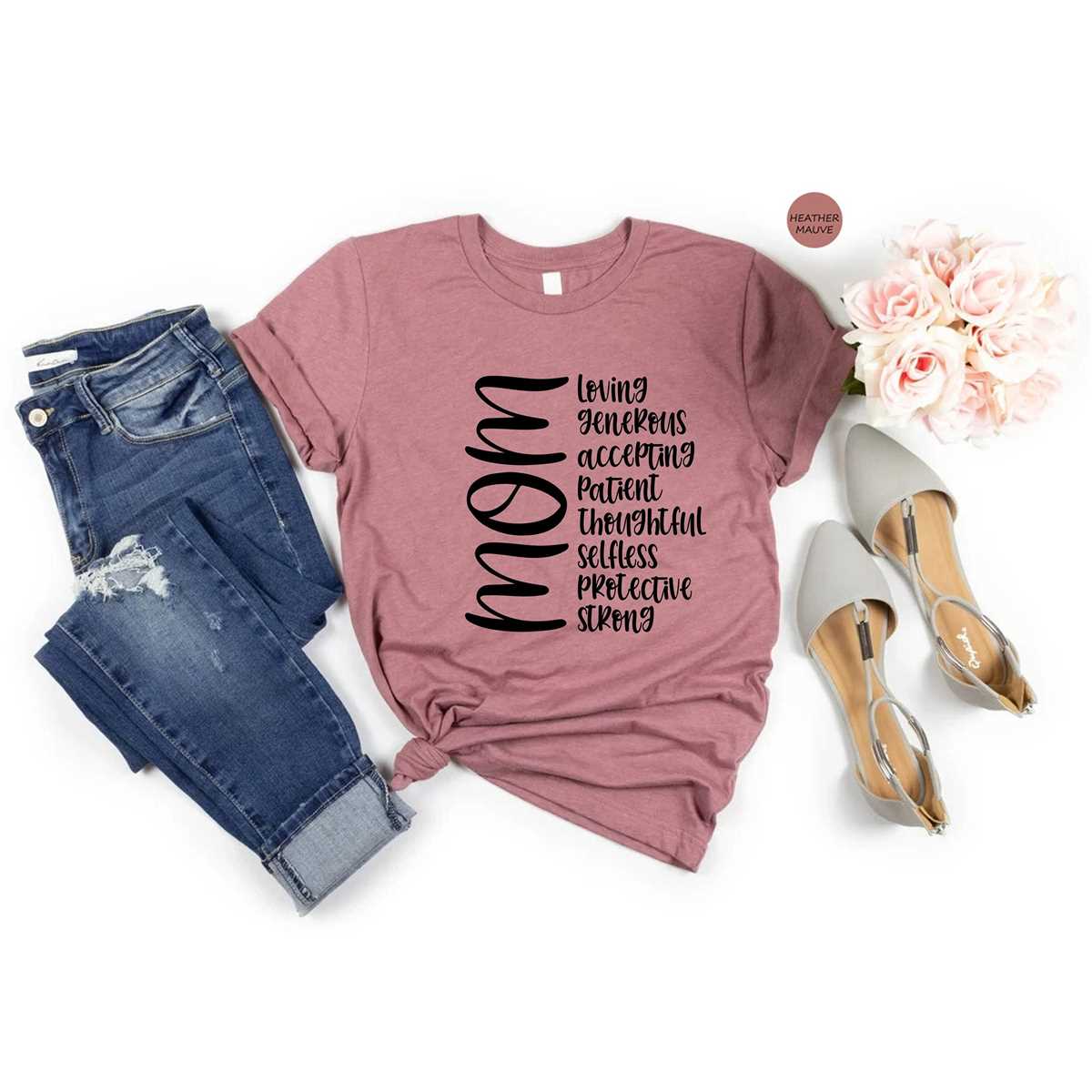 Mom T-Shirt, Mom Shirt, Mama Shirt, Premium Shirt 5
