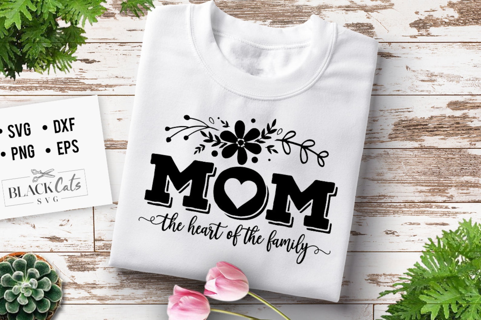 Mom The Heart Of The Family Shirt, Mom Shirt, Mama Shirt, Shirt For Mom