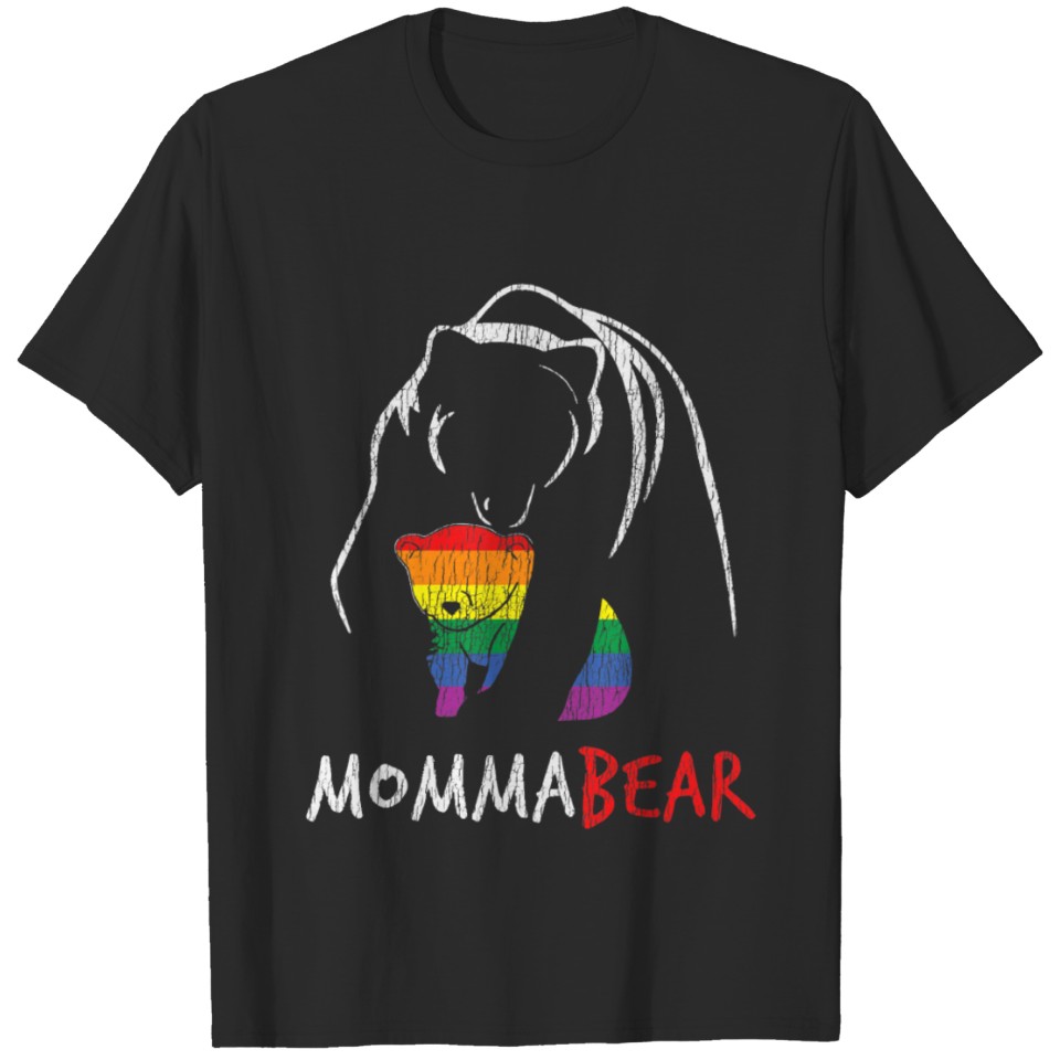 Momma Bear Lgbt Pride Gift T-Shirt