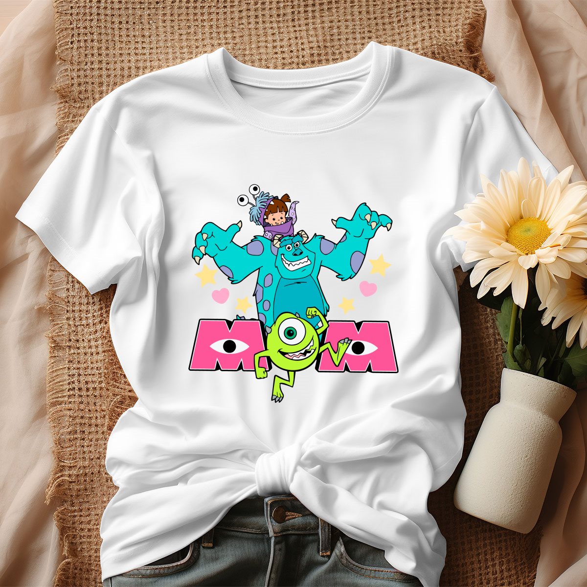 Monster Mom Happy Mothers Day T-Shirt, Mom Shirt, Mama T- Shirt, Premium Shirt
